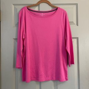 Talbots 3/4 Sleeve T-shirt. Brand new, worn once.